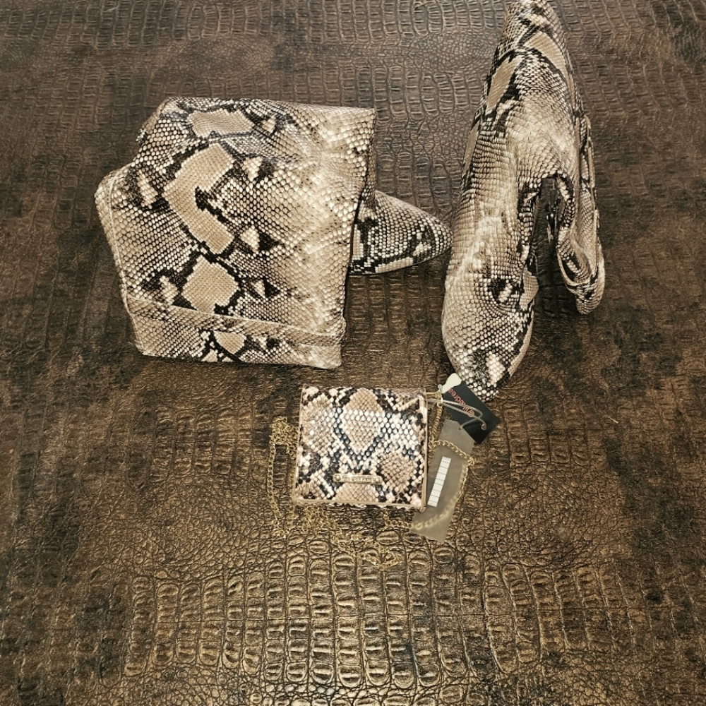 Boots & Small Crossbody purse